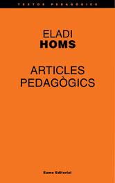 ARTICLES PEDAGOGICS | 9788476027295 | HOMS, ELADI