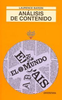 ANALISIS DE CONTENIDO | 9788476000939 | BARAIN, LAURENCE