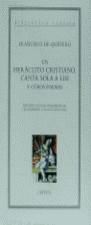 HERACLITO CRISTIANO CANTA SOLA A LISI (TELA) | 9788474238242 | QUEVEDO, FRANCISCO DE