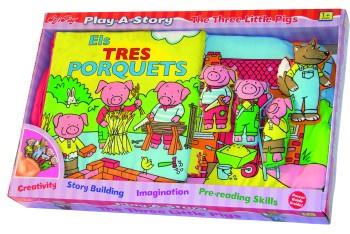 TRES PORQUETS ELS ( LLIBRE DE ROBA AMB TITELLES DE DIT ) | 9788408081579