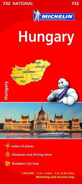 MAPA NATIONAL HUNGARY 732 | 9782067171923 | MICHELIN