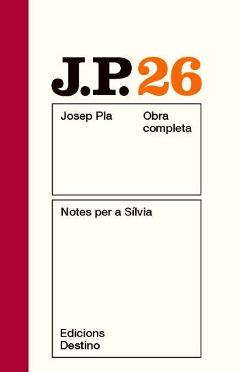 NOTES PER A SÍLVIA | 9788497101660 | PLA, JOSEP