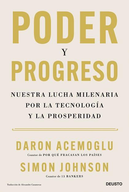 PODER Y PROGRESO | 9788423436378 | ACEMOGLU, DARON / JOHNSON, SIMON