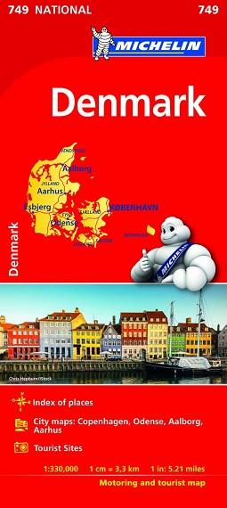 MAPA NATIONAL DINAMARCA | 9782067216396 | MICHELIN
