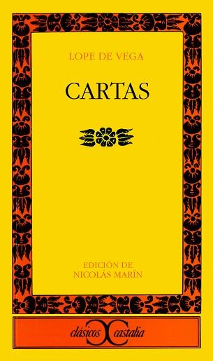 CARTAS (LOPE DE VEGA) (CC 143) | 9788470394560 | VEGA, LOPE DE