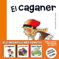 CAGANER / LA CASTANYADA / SANT JORDI I EL DRAC (PACK) | 9788424641344 | CANYELLES, ANNA / ROSER, CALAFELL