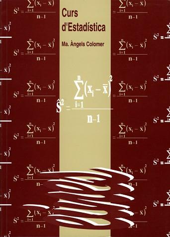 CURS D'ESTADISTICA | 9788489727502 | COLOMER, M. ANGELS