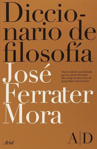 DICCIONARIO DE FILOSOFÍA (ESTUCHE) | 9788434422988 | FERRATER MORA, JOSÉ