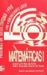 PRUEBAS DE SELECTIVIDAD MATEMATICAS 1 1998 | 9788448122133 | ARRIBAS DE COSTA, ANTONIO