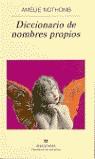 DICCIONARIO DE NOMBRES PROPIOS (PN) | 9788433970237 | NOTHOMB, AMELIE
