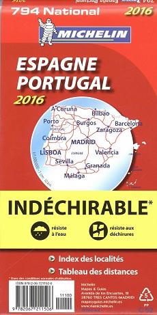 MAPA NATIONAL ESPAÑA - PORTUGAL "ALTA RESISTENCIA" | 9782067211506 | MICHELIN