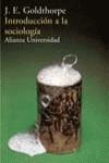 INTRODUCCION A LA SOCIOLOGIA | 9788420621852 | GOLDTHORPE, J. E.