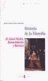 HISTORIA DE LA FILOSOFIA II EDAD MEDIA RENACIMIENT | 9788476282168 | GARCIA-BORRON, JUAN CARLOS