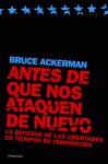 ANTES DE QUE NOS ATAQUEN DE NUEVO | 9788483077597 | ACKERMAN, BRUCE
