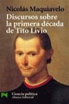 DISCURSOS SOBRE LA PRIMERA DECADA DE TITO LIVIO (LB) | 9788420635699 | MAQUIAVELO, NICOLAS