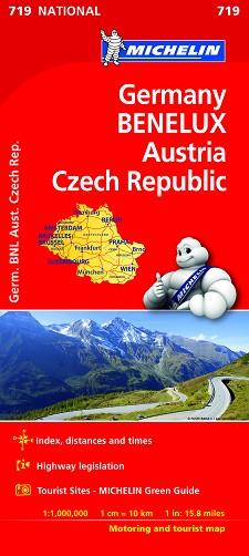 MAPA NATIONAL ALEMANIA BENELUX AUSTRIA REP. CHECA | 9782067219854 | VV.AA.