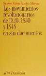 MOVIMIENTOS REVOLUCIONARIOS DE 1820 1830 Y 1848 EN SUS DOCUM | 9788434428287 | CABEZA SANCHEZ-ALBORNOZ, SONSOLES