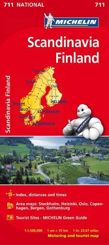 MAPA NATIONAL ESCANDINAVIA FINLANDIA | 9782067170537 | VV. AA.