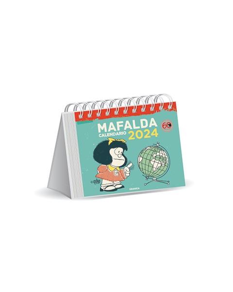 MAFALDA 2024, CALENDARIO ESCRITORIO TURQUESA | 9789878935690 | QUINO