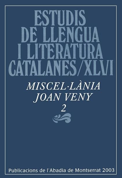 MISCEL.LANIA JOAN VENY 2 | 9788484155119 | DIVERSOS