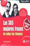 CALENDARIO 365 MEJORES FRASES DE TODOS LOS TIEMPOS 2011 | 9788497353700 | DES MACHALE