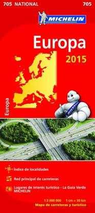MAPA NATIONAL EUROPA 2016 705 | 9782067210820 | AA.VV.