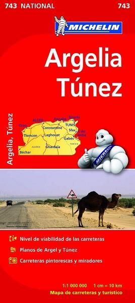 MAPA ARGELIA TUNEZ 743 | 9782067172326 | MICHELIN