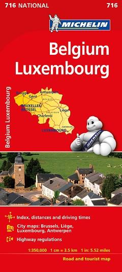 MAPA NATIONAL BÉLGICA LUXEMBURGO | 9782067170698 | VV. AA.