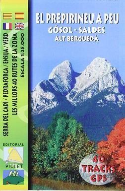 MAPA EL PREPIRINEU A PEU. GÓSOL - SALDES. ALT BERGUEDÀ | 9788415075639 | EDITORIAL PIOLET