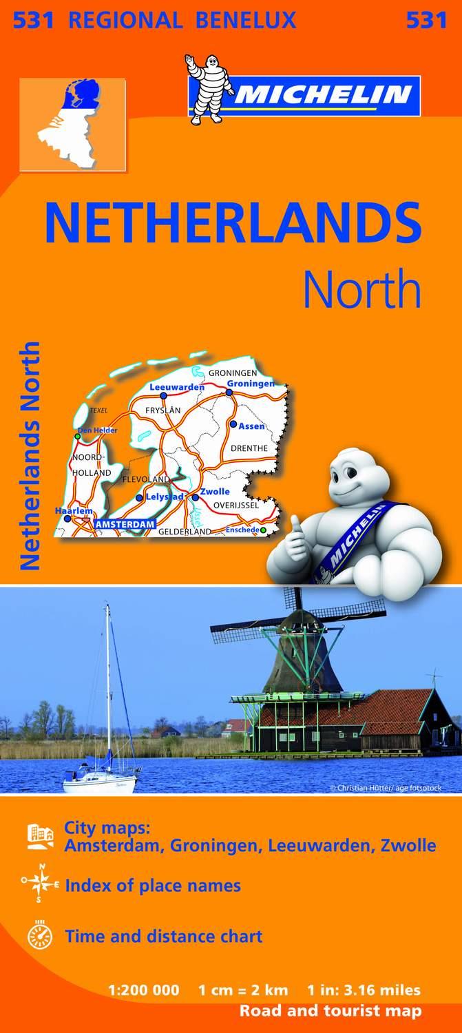 MAPA REGIONAL NETHERLANDS NORTH | 9782067183377 | VARIOS AUTORES