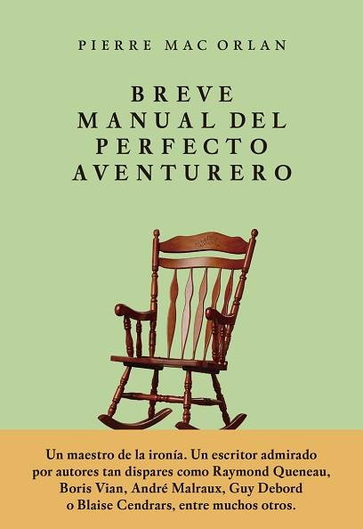 BREVE MANUAL DEL PERFECTO AVENTURERO | 9786079409739 | MAC ORLAN PIERRE