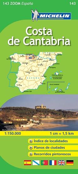 MAPA COSTA DE CANTABRIA ZOOM 143 | 9782067140622 | MICHELIN