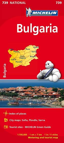 MAPA NATIONAL BULGARIA 739 | 9782067174078 | VV.AA.