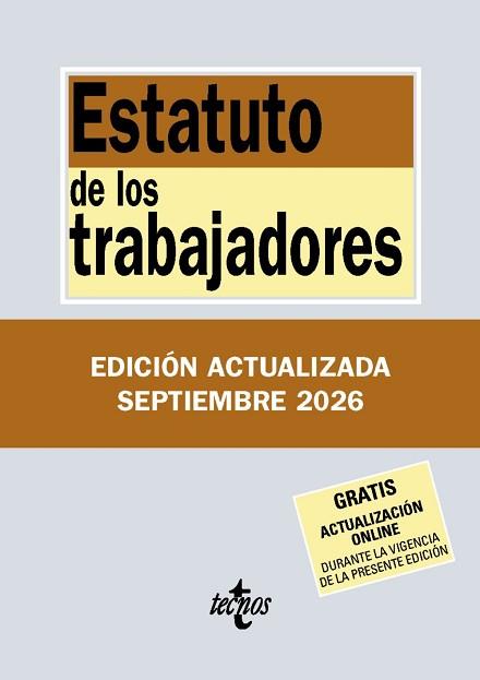 ESTATUTO DE LOS TRABAJADORES | 9788430994427 | EDITORIAL TECNOS