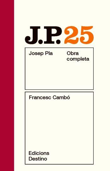 FRANCESC CAMBÓ | 9788497101653 | PLA, JOSEP