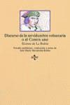 DISCURSO DE LA SERVIDUMBRE VOLUNTARIA O EL CONTRA UNO | 9788430912889 | BOETIE, ETIENNE DE LA