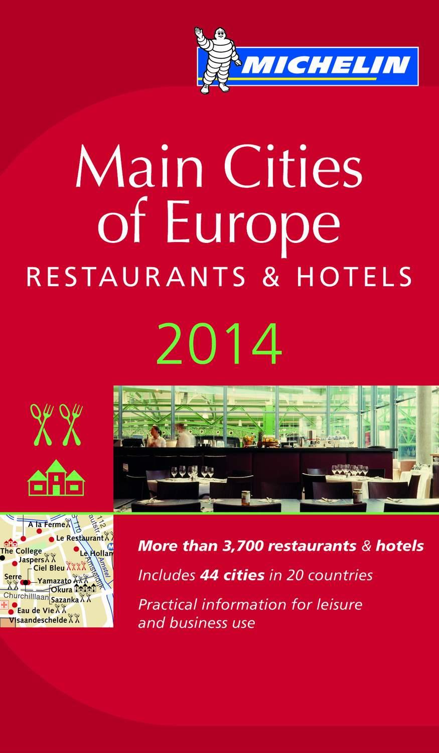 THE MICHELIN GUIDE MAIN CITIES OF EUROPE 2014 | 9782067189041 | VARIOS AUTORES