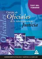 OFICIALES DE JUSTICIA TEST DEL TEMARIO | 9788466501248 | DORADO PICON, ANTONIO