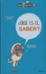 ¿QUÉ ES EL SABER? | 9788423683789 | OSCAR BRENIFIER