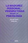 MADUREZ PERSONAL PERSPECTIVAS DESDE LA PSICOLOGIA | 9788436811445 | ZACARES, JUAN JOSE