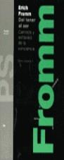 DEL TENER AL SER : CAMINOS Y EXTRAVIOS DE LA CONC | 9788475097275 | FROMM, ERICH