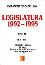 LEGISLATURA 1992-1995 PARLAMENT DE CATALUNYA | 9788439339892 | VARIS