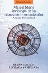 SOCIOLOGIA DE LAS RELACIONES INTERNACIONALES | 9788420622156 | MERLE, MARCEL
