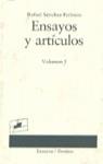 ENSAYOS Y ARTICULOS VOL.1 | 9788423321681 | SANCHEZ FERLOSIO, RAFAEL