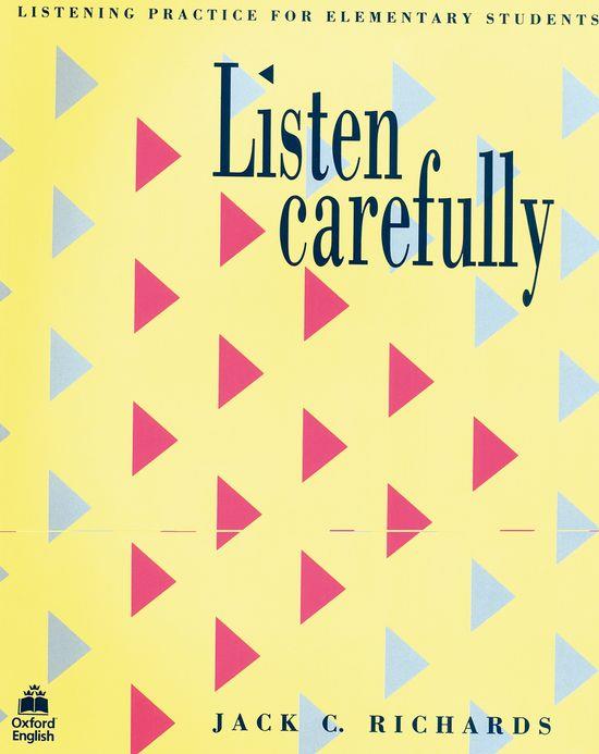 LISTEN CAREFULLY STUDENT'S BOOK | 9780194572804 | RICHARDS, JACK