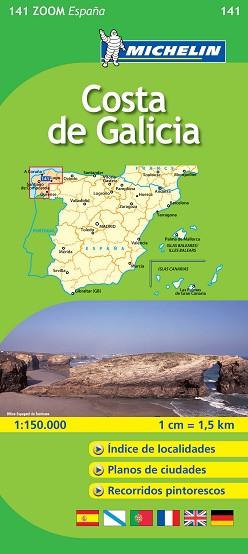MAPA COSTA DE GALICIA ZOOM 141 | 9782067140608 | MICHELIN