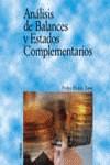 ANALISIS DE BALANCES Y ESTADOS COMPLEMENTARIOS | 9788436816464 | RIVERO TORRE, PEDRO