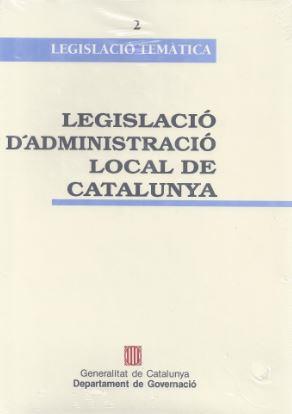 LEGISLACIO D'ADMINISTRACIO LOCAL DE CATALUNYA | 9788439321477