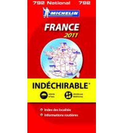 MAPA FRANCIA ALTA RESISTENCIA 792 2011 | 9782067156289 | 792
