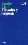 FILOSOFIA Y LENGUAJE | 9788434411296 | LLEDO, EMILIO
